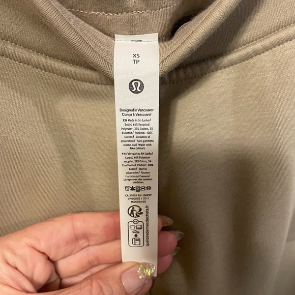 LULULEMON HEAVEYWEIGHT FLEECE SWEATPANT. SHEER OAK - Picture 6 of 10
